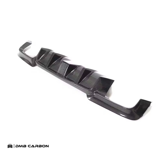 F10 5-Series Carbon Fiber Diffuser With Rain Light (M-Sport Package)