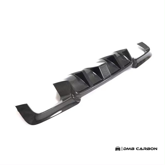 F10 5-Series Carbon Fiber Diffuser With Rain Light (M-Sport Package)