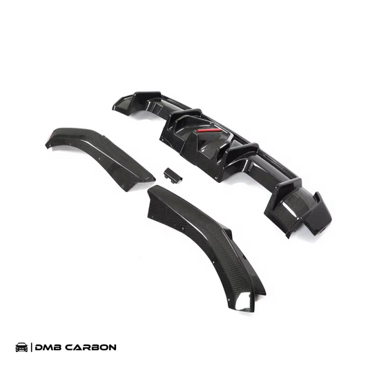 G8X M3 & M4 3-Piece F1 Light Carbon Fiber Diffuser