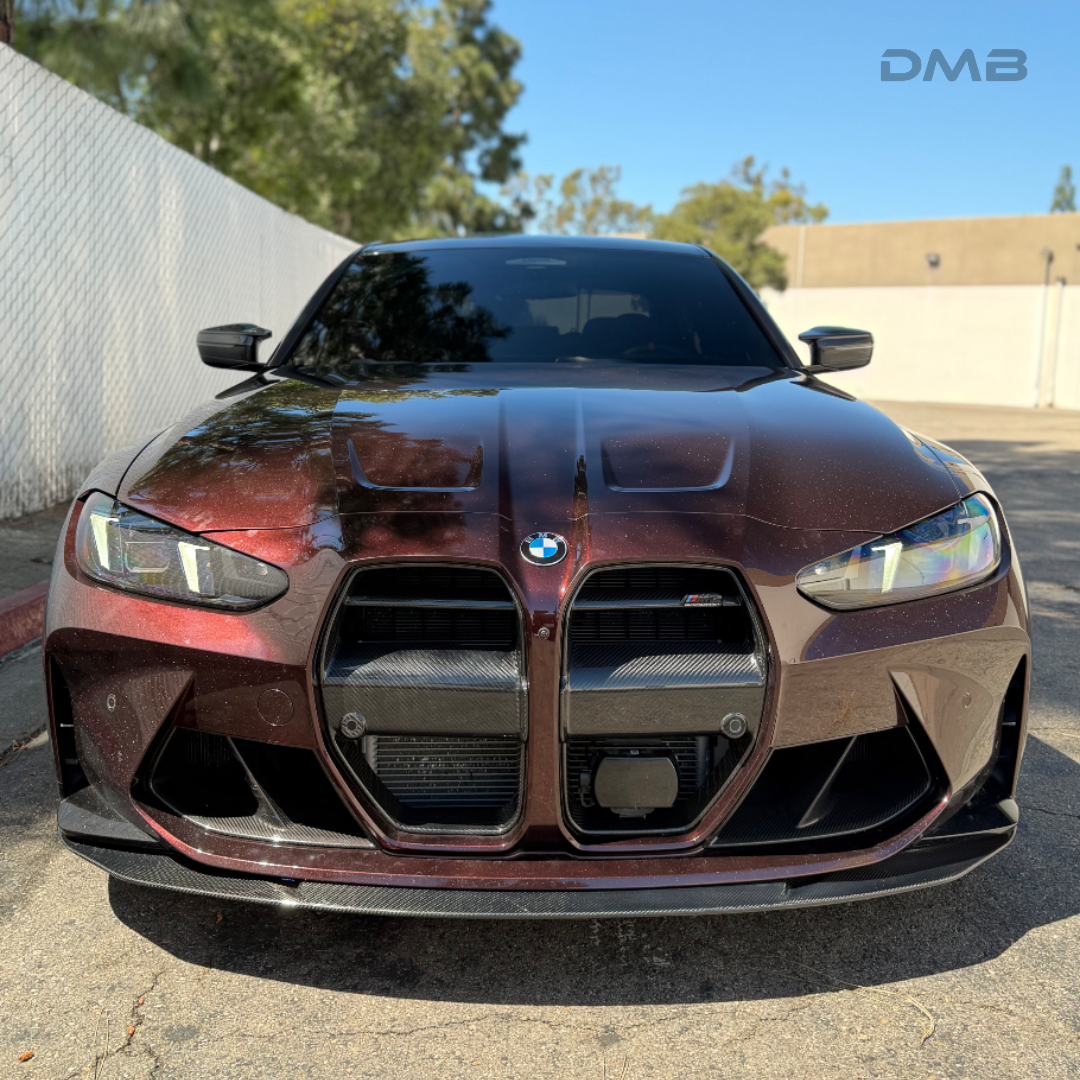 G8X M3 & M4 1-Piece V-Style Carbon Fiber Front Grille