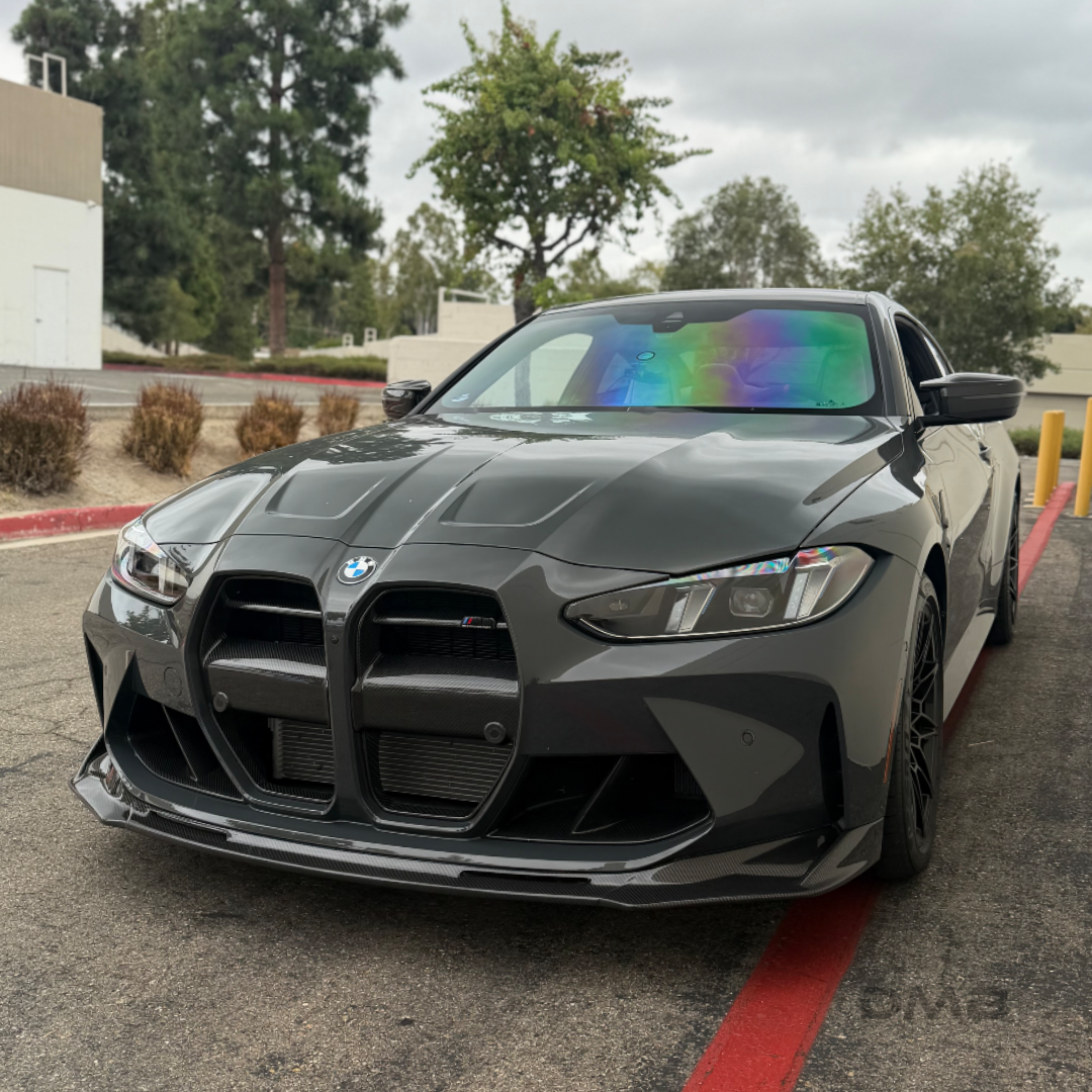 G8X M3 & M4 1-Piece V-Style Carbon Fiber Front Grille