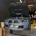 Load image into Gallery viewer, G8X M3 & M4 1-Piece V-Style Carbon Fiber Front Grille
