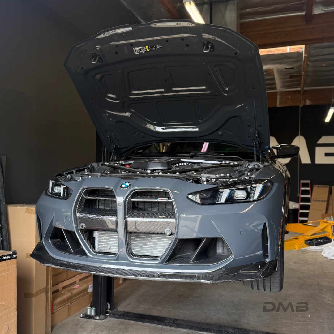 G8X M3 & M4 1-Piece V-Style Carbon Fiber Front Grille