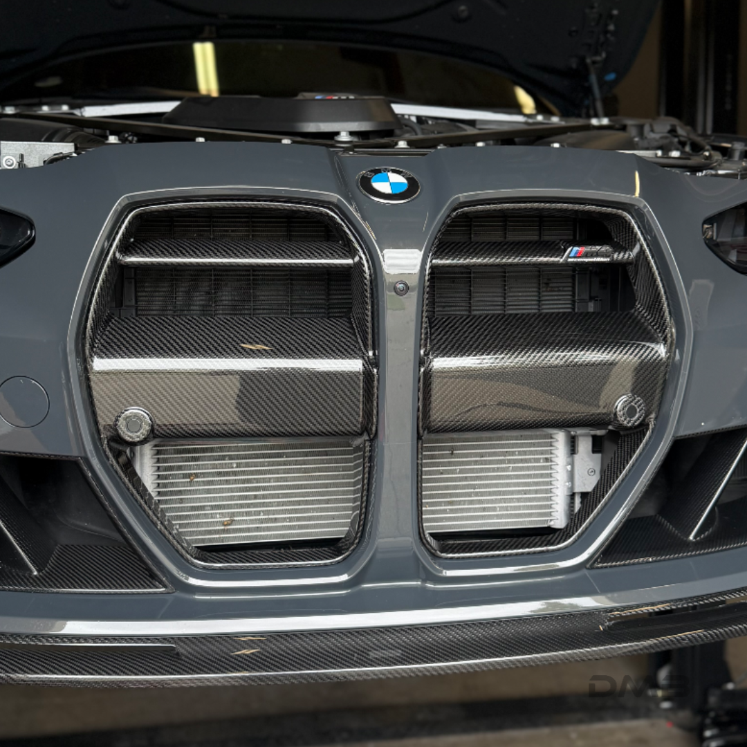 G8X M3 & M4 1-Piece V-Style Carbon Fiber Front Grille