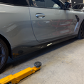 Load image into Gallery viewer, G8X M3 & M4 MP-Style Carbon Fiber Side Skirt Replacement
