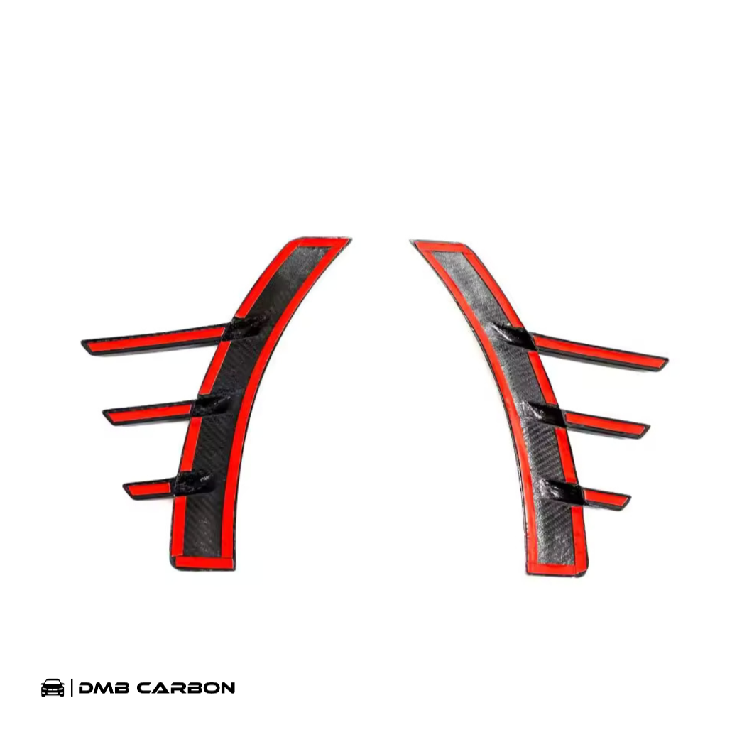 G87 M2 MP-Style Rear Bumper Canard Trim
