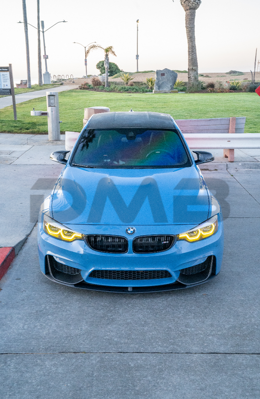 F8X M3 & M4 MP-Style Carbon Fiber Front Lip 3-Piece