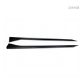 Load image into Gallery viewer, G90 / G99 M5 MP-Style Carbon Fiber Side Skirts

